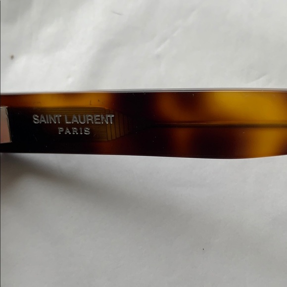 Saint Laurent Round Tortoise Sunglasses - Picture 3 of 8